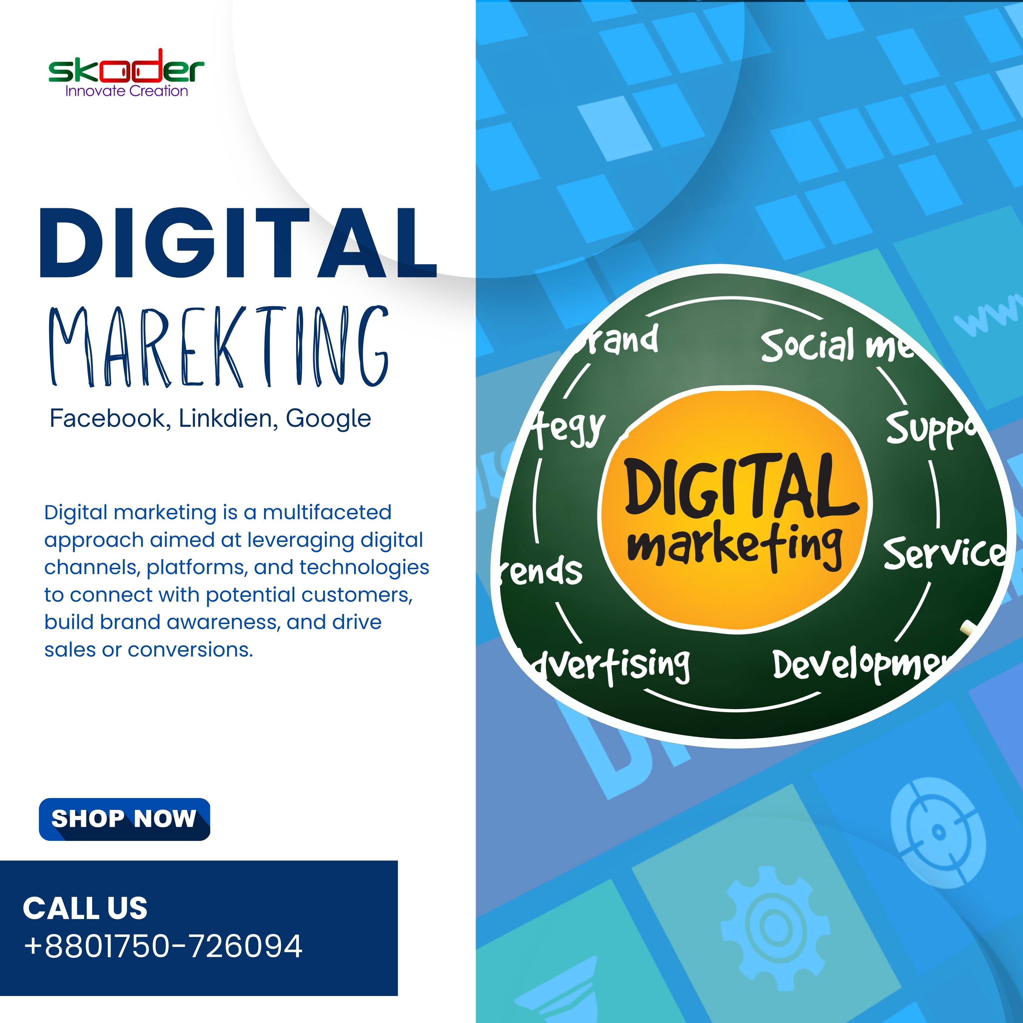 Digital Marketing - Facebook, LinkedIn, Google
