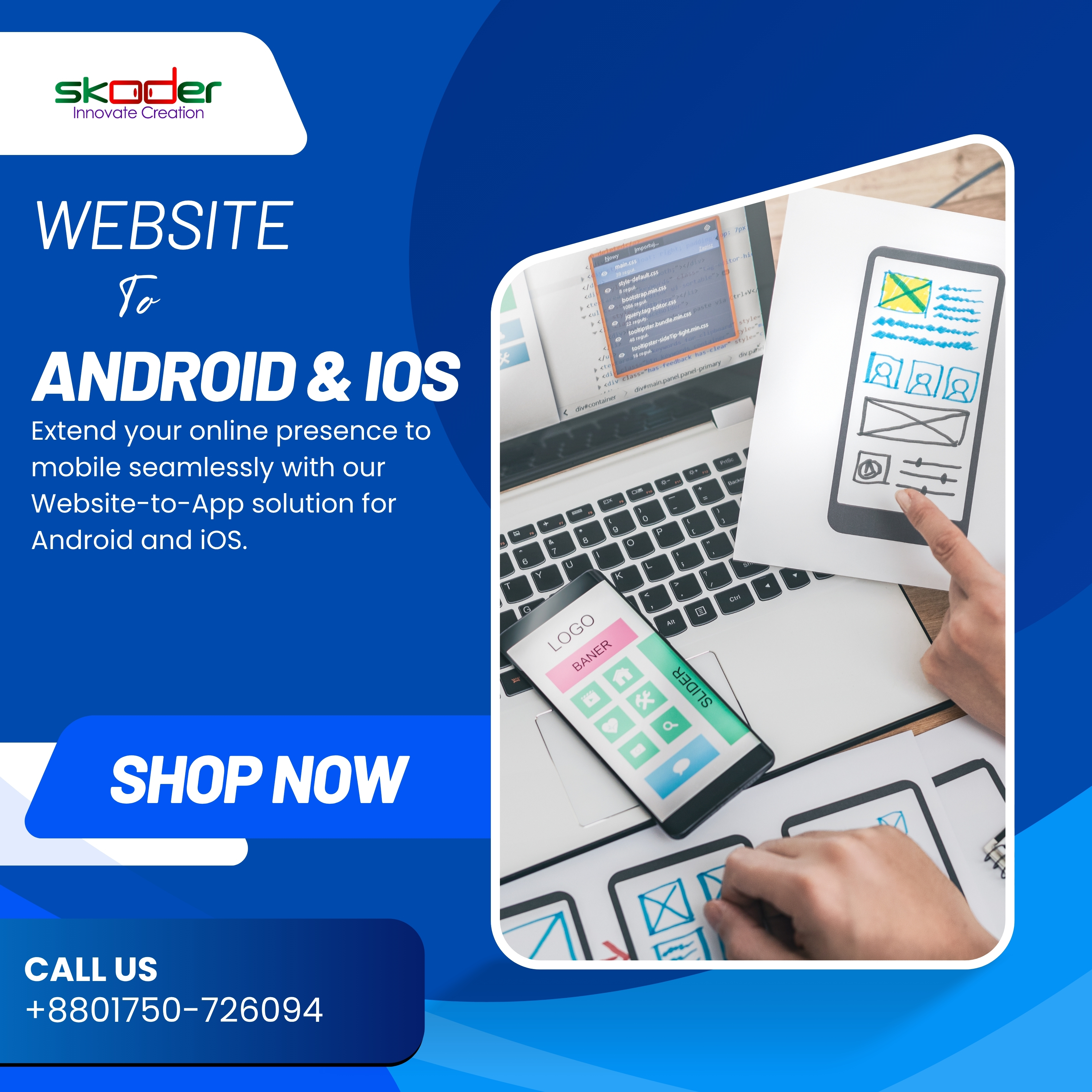 Website to Android and iOS