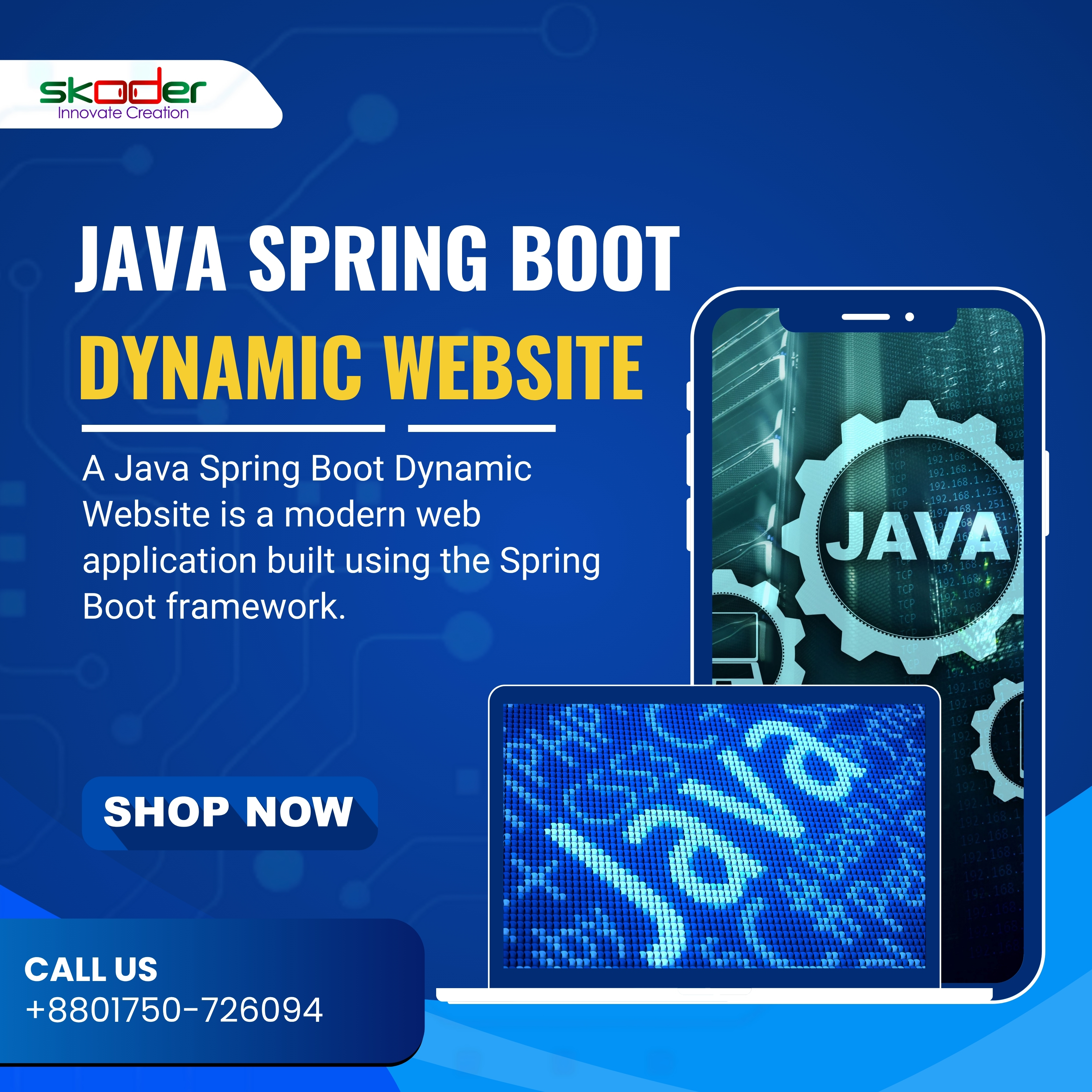 Java Spring Boot Dynamic Website