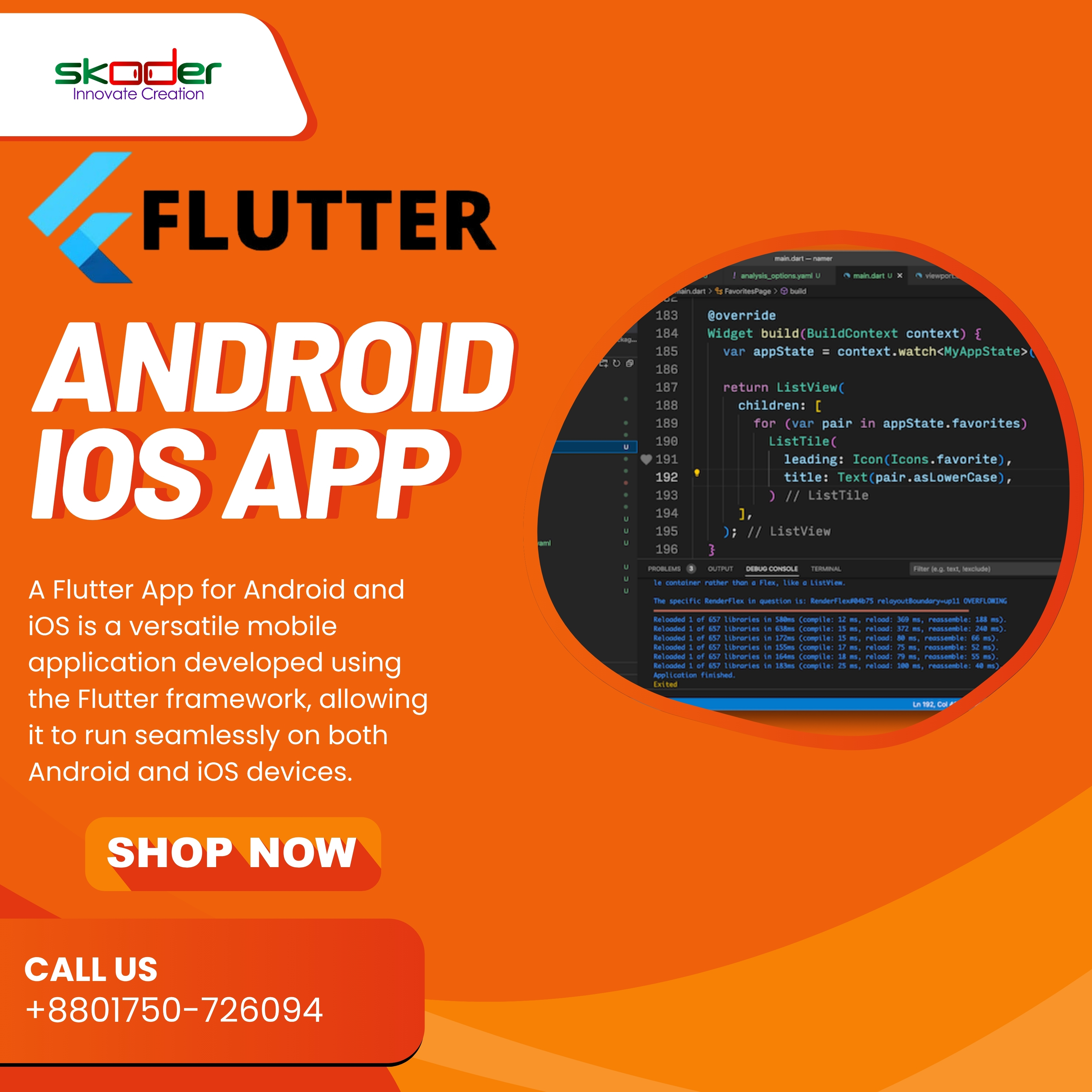 Flutter App Android+iOS